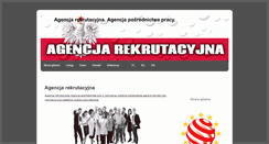 Desktop Screenshot of agencja-rekrutacyjna.com